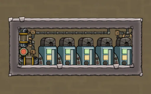 Liquid Sanitizer, an Oxygen Not Included blueprint